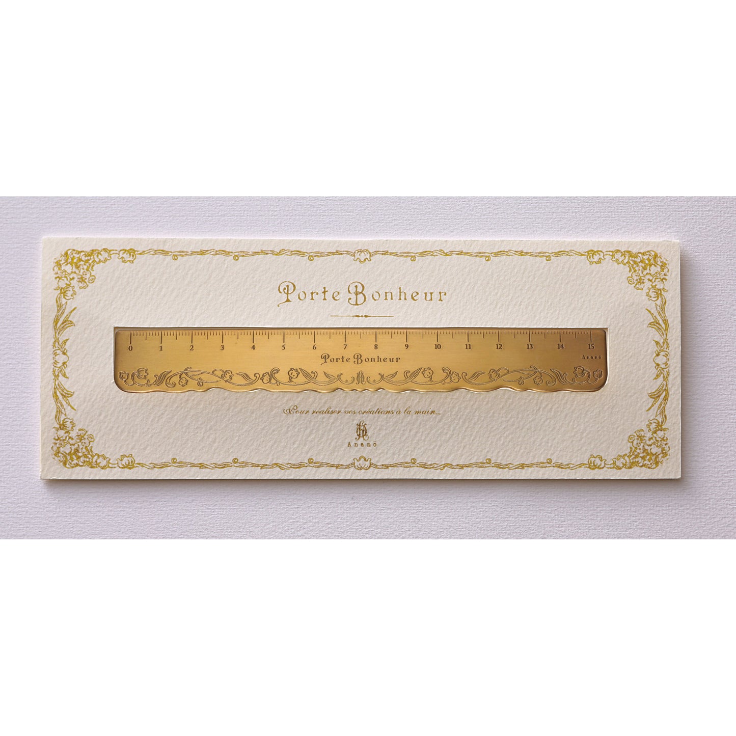 日本Clover 鈴蘭 Porte Bonheur 銅尺