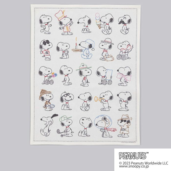 [預購]日本刺繡材料包 [我愛史努比]