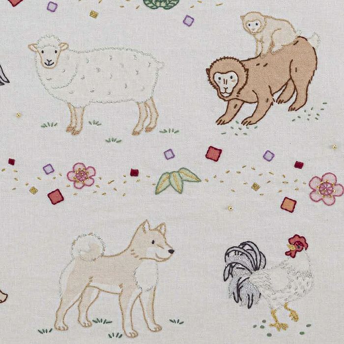 [預購]日本新年刺繡材料包 [十二生肖]