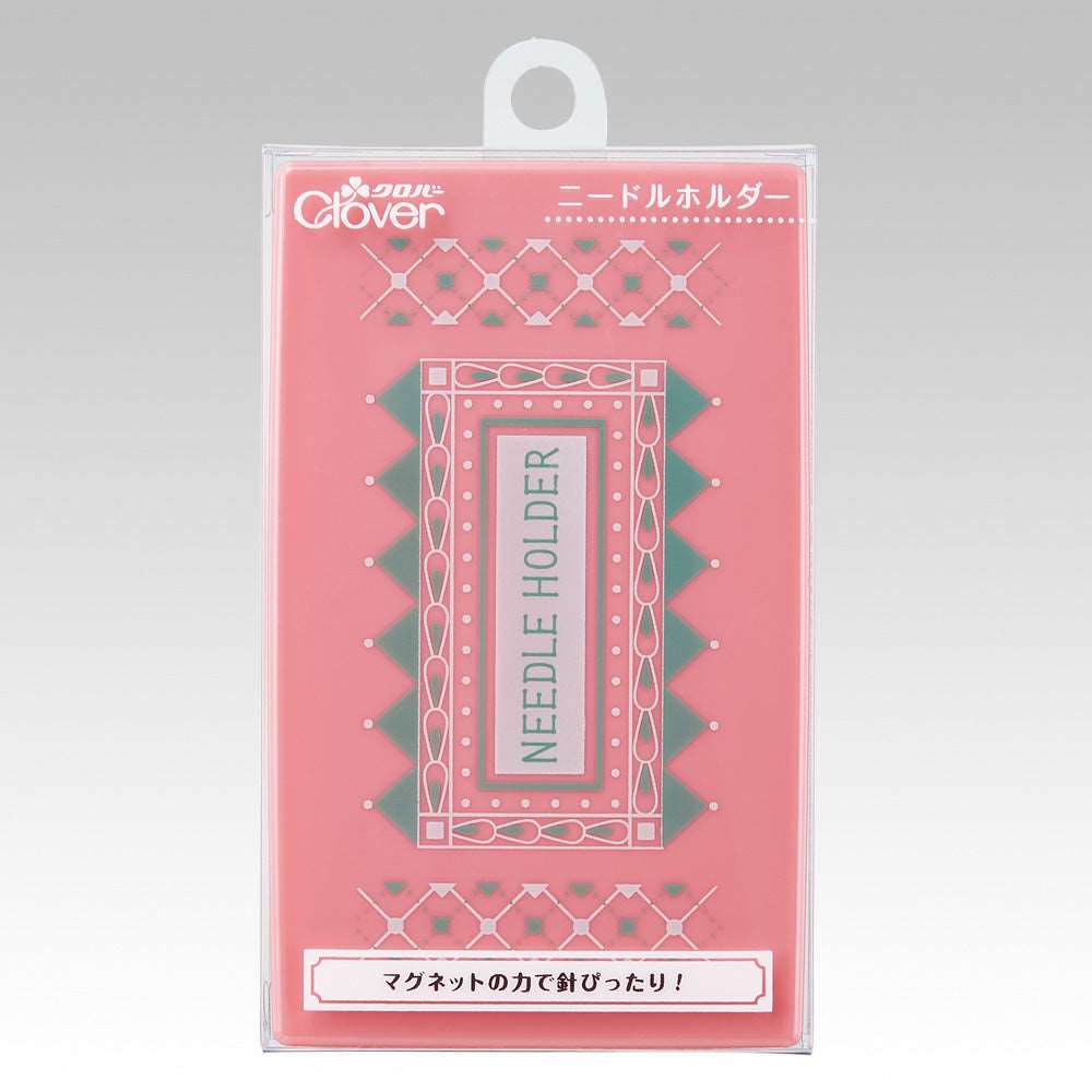 Clover 隨身磁力針盒 縫紉針收納盒 [粉紅色] [日本製]
