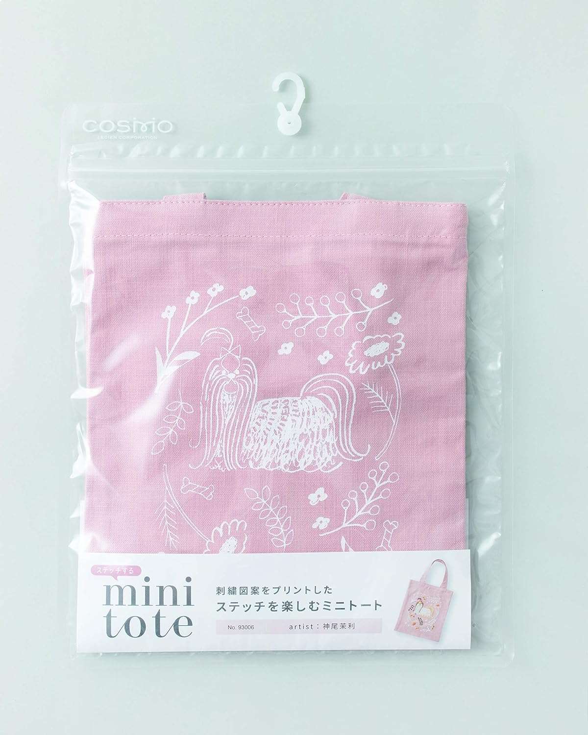COSMO mini Tote Bag 刺繡材料包 [迷你手提包神尾茉莉]
