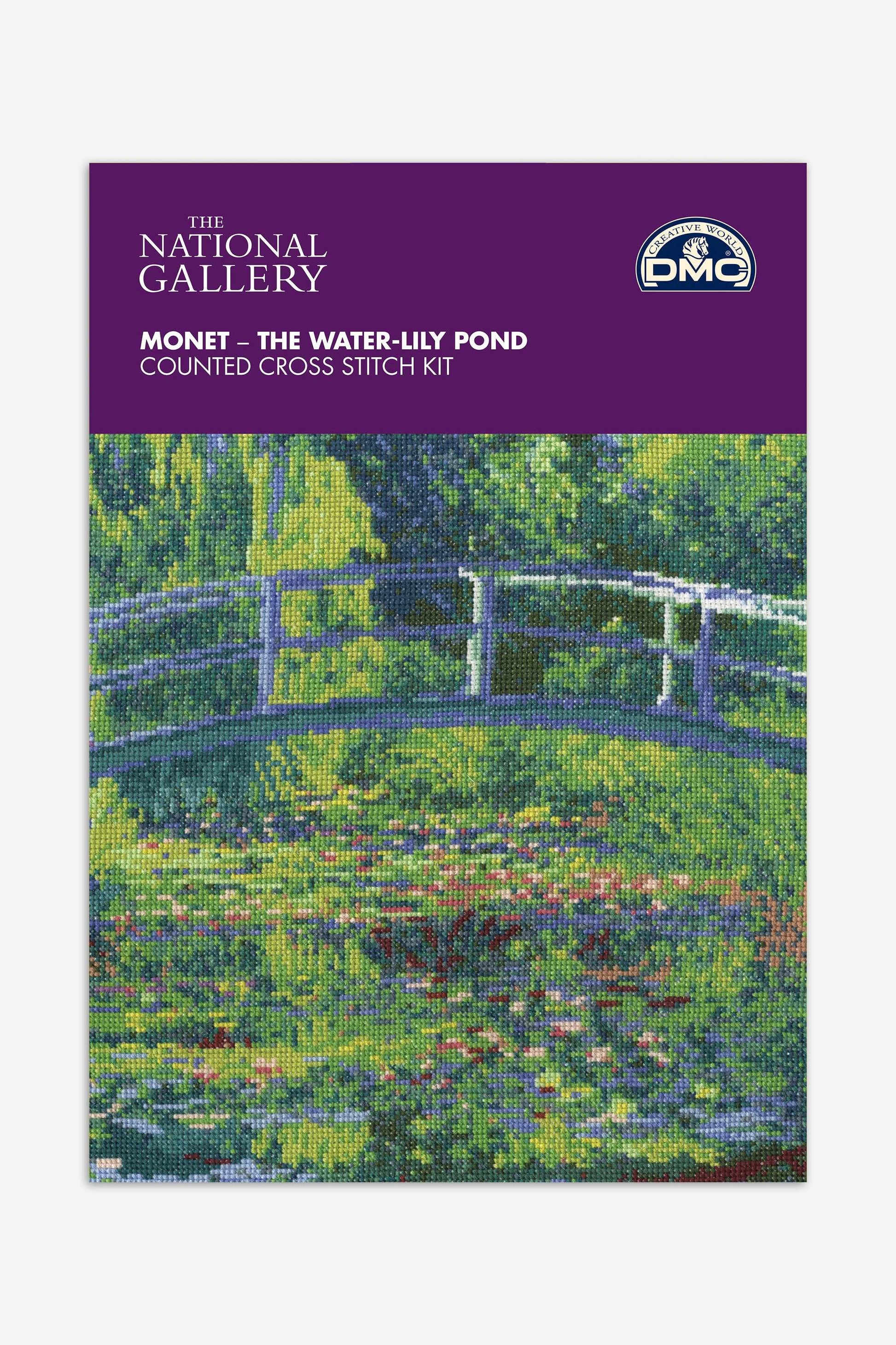 DMC 十字繡材料包 [莫奈, 睡蓮] The National Gallery