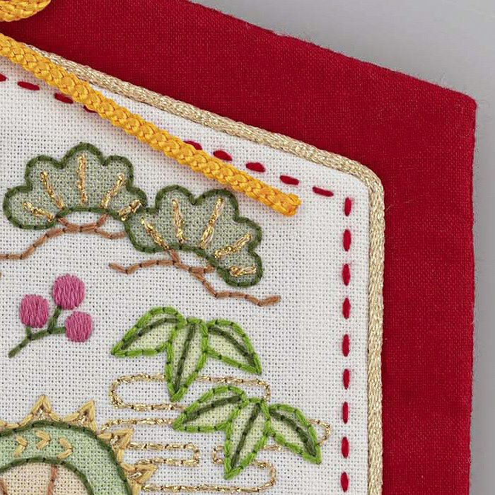 [預購]日本新年刺繡材料包 [龍年-繪馬裝飾]
