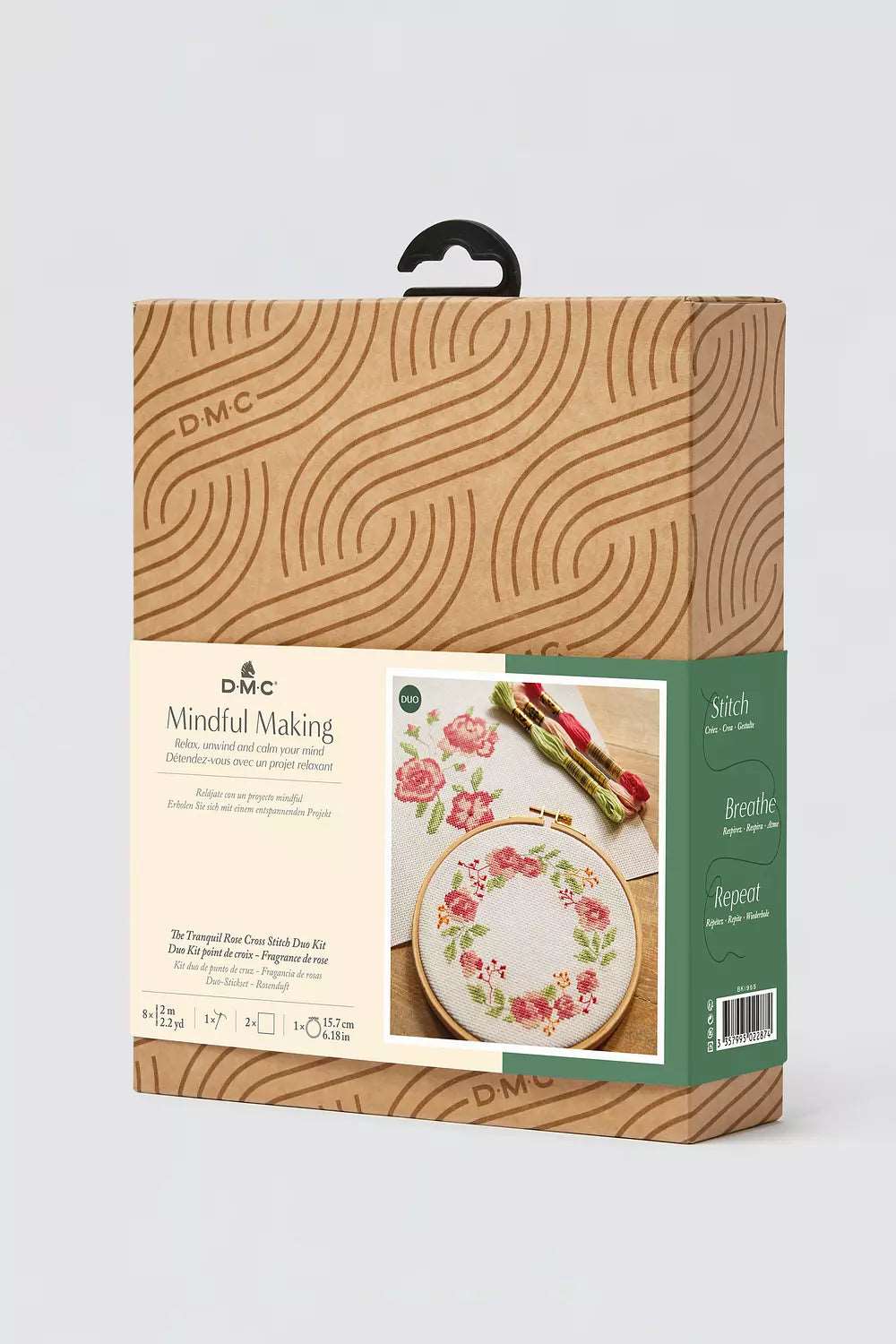 DMC 十字繡材料包 [紅色小花] Mindful Making