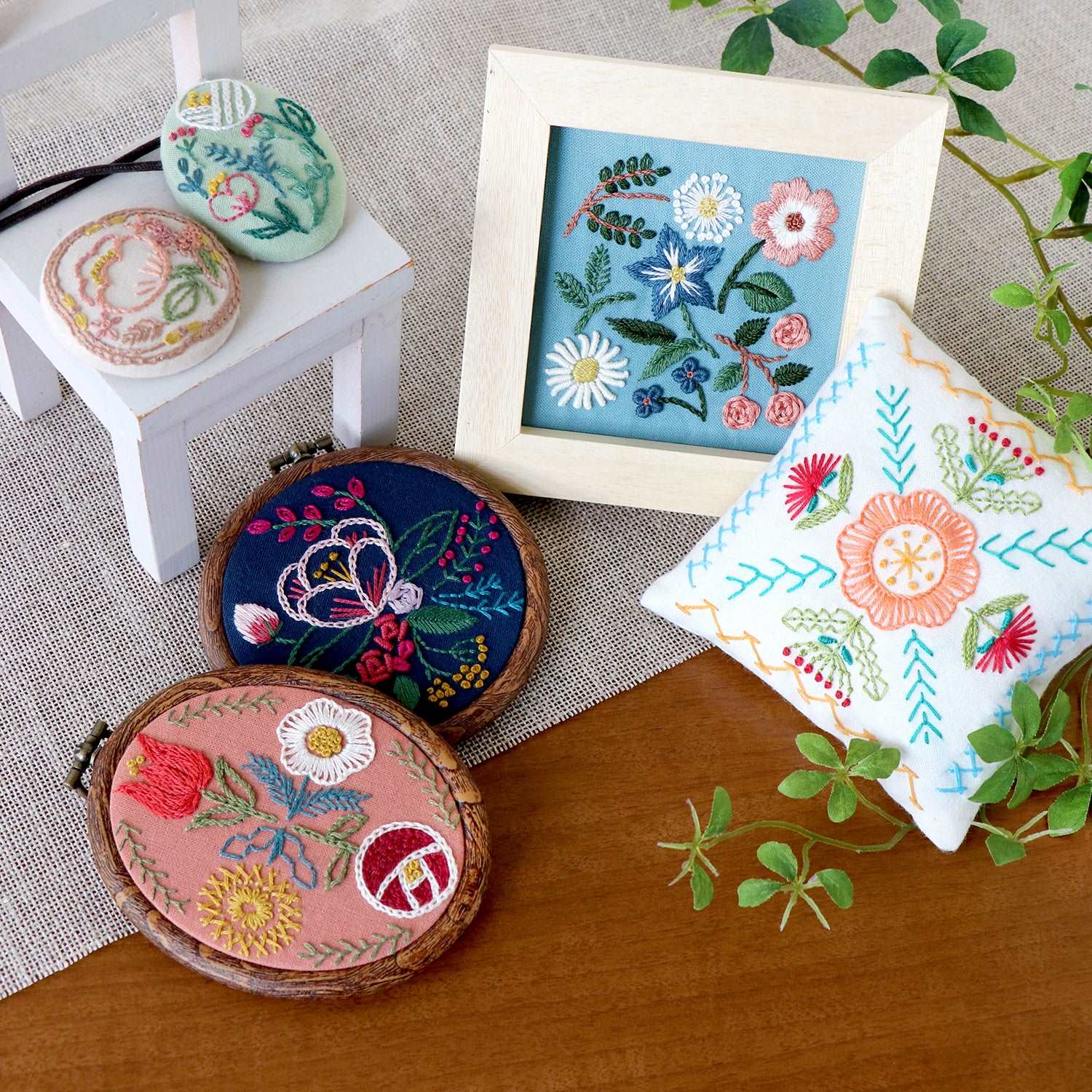 Olympus 刺繡材料包 [花園派對第一套法國刺繡套件] Level 1