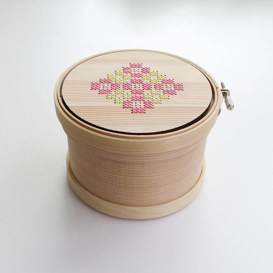 [預購優惠] Cohana 縫紉工具 圓刺繡箱 (只有箱子) [日本制]