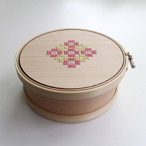[預購優惠] Cohana 縫紉工具 圓刺繡箱 (只有箱子) [日本制]