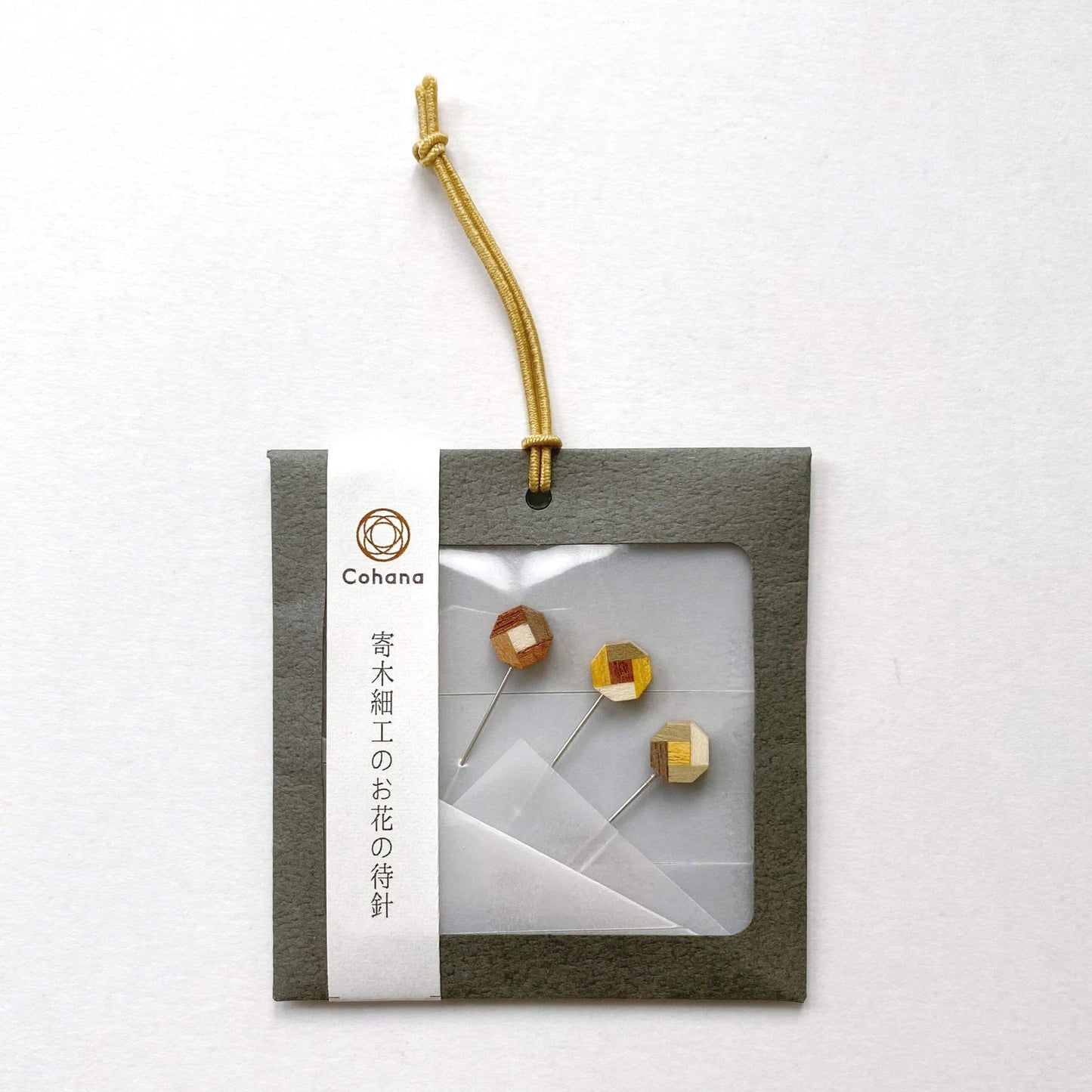 [預購優惠] Cohana 拼貼木製大頭針 [日本制]